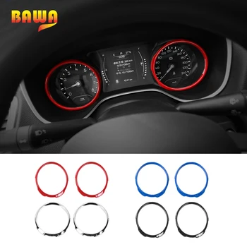 

BAWA Interior Mouldings ABS Dashboard Panel Decoration Ring Cover for Jeep Compass 2017 UP Car Interior Accessories