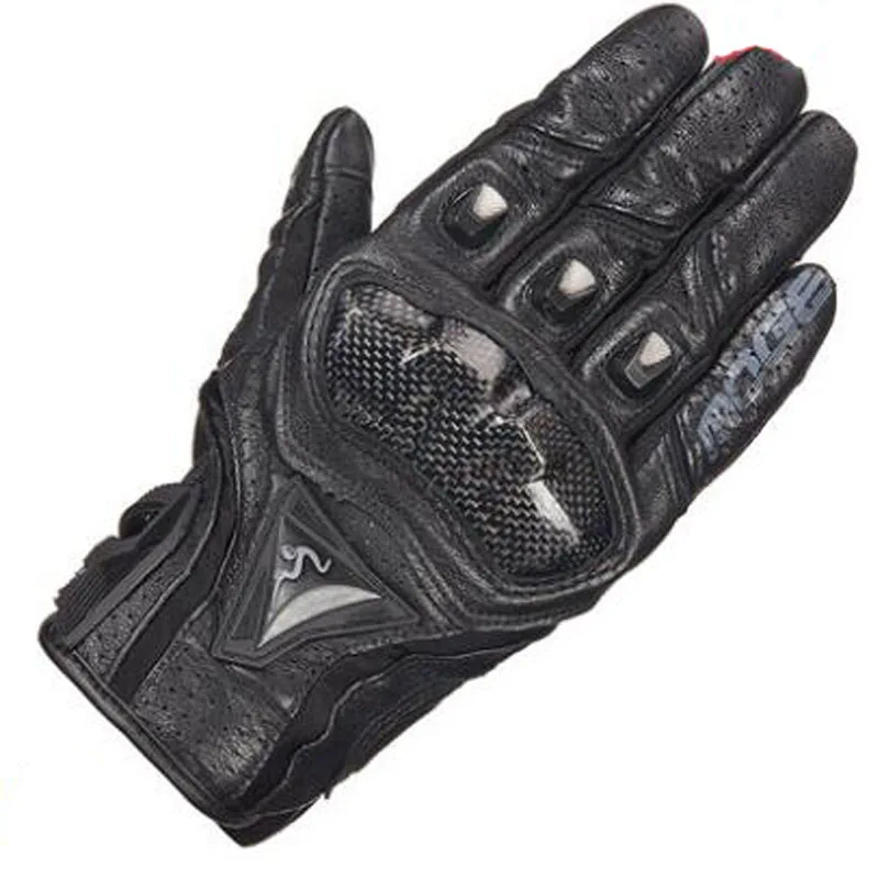 New Summer Breathable Sheepskin Touch screen Motorcycle Gloves Motocross racing Carbon Fiber Wrestling Knights Motorbike gloves