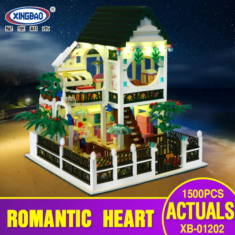 

X Models Building toy Compatible with X01202 1500Pcs Romantic Blocks Toys Hobbies For Boys Girls Model Building Kits