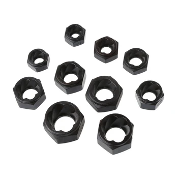 

10 Pcs Damaged Nut Bolt Remover Stud Extractor Set 9-19mm Broken Bolt Removal Kit Fasteners Bolts G08 Great Value April 4