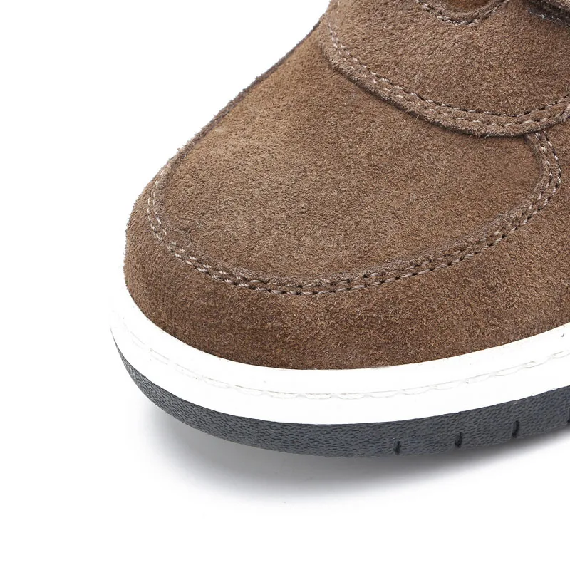 Genuino Deportivas Mujer Deporte Las Plataforma Arriba Zapatos Tobillo Zapatillas Casuales Botas Alta Cuñas De Cuero Brown Aumento Altura Mujeres qv7IvrwZ