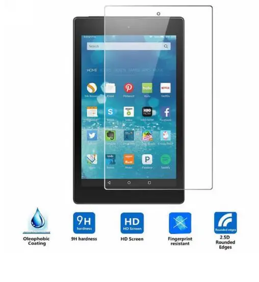 Fire Hd8 Чехол Премиум Взрывозащищенный протектор экрана из закаленного стекла Для