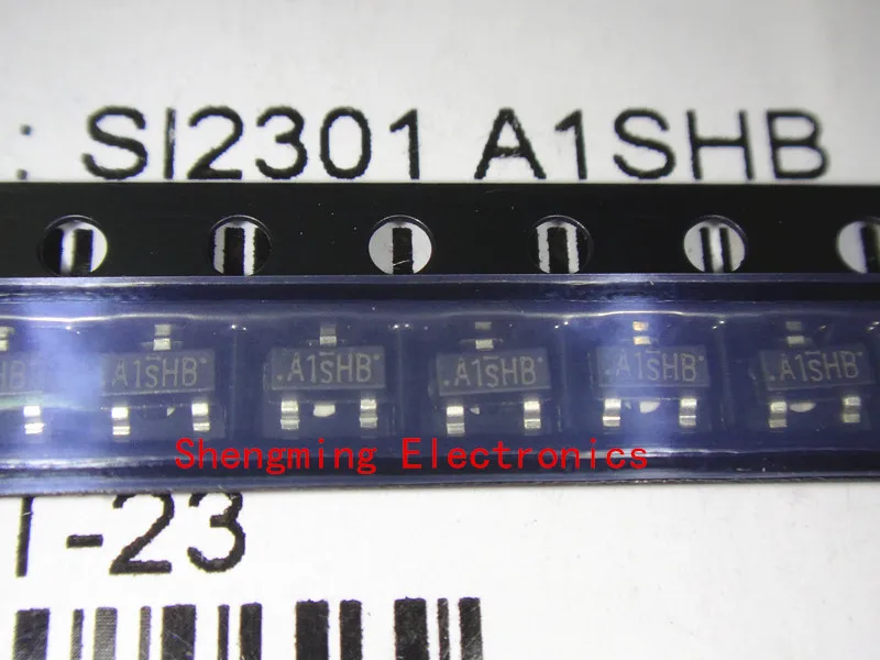 

100pcs SI2301DS SI2301 A1SHB SOT-23 transistor