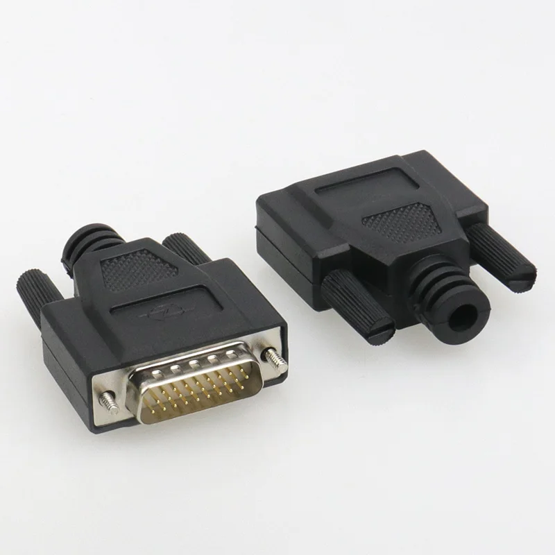 

26-Pin Solid D-SUB DB26 3 Rows Serial Parallel Port Serial Shellless Male And Female Connector Socket Copper Straight Leg Welded