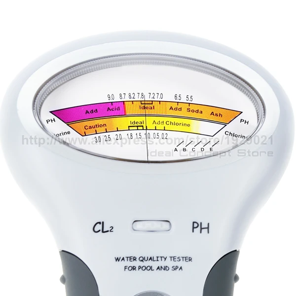 Тест хлора er, PH& хлор Cl2 измеритель уровня тест er тест-монитор плавательный бассейн спа контроль качества воды анализ