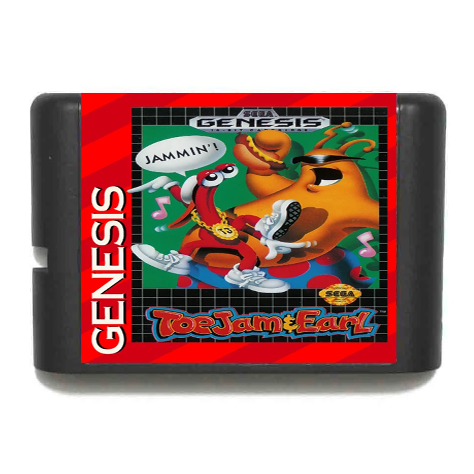 Игровая карта ToeJam & Earl 16 bit MD для Sega Mega Drive Genesis|16 bit|md game16 md |