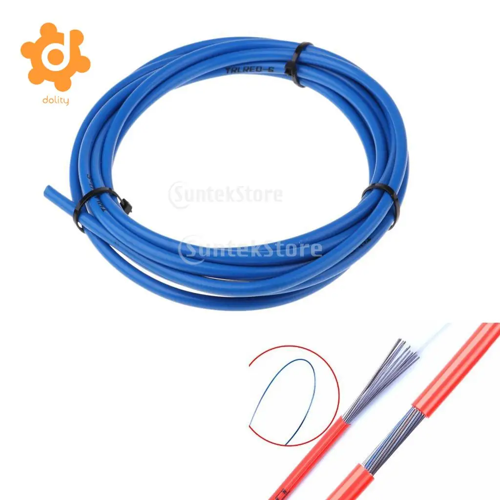 9.7 ft/Roll MTB  Road Bike Derailleur Shift Cable Housing Hose End Caps Tips Crimps Dust Cover 
