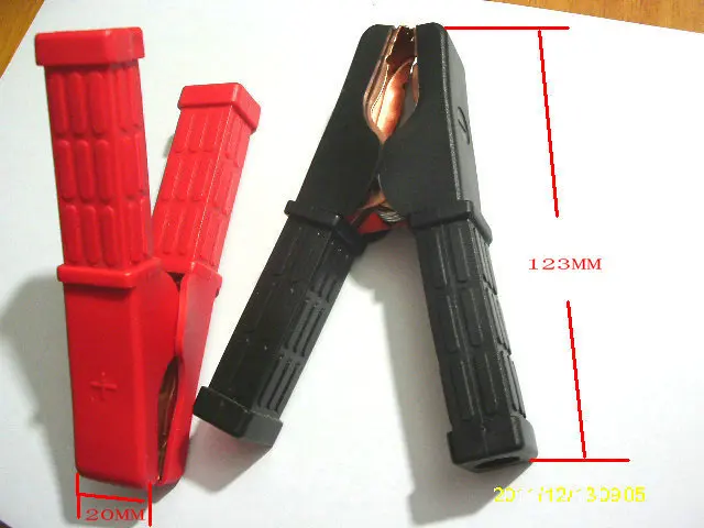 

2 PCS 200A CAR BATTERY CLIP ALLIGATOR CLIP Test Clamp CONNECTOR
