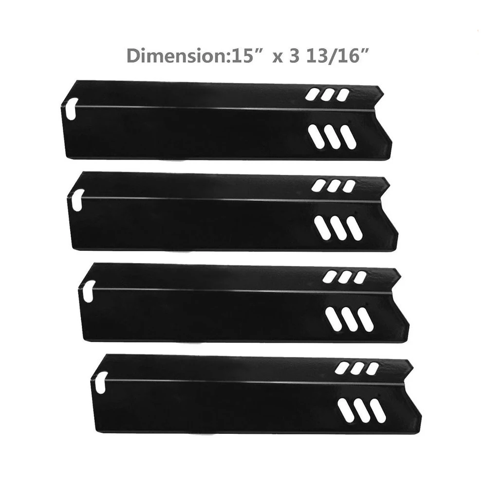 BBQ Parts 91591(4-pack) Porcelain Steel Heat Shield Replacement Heat Plate for Uniflame GBC1059WB,GBC1069WB-C, GBC1143W-C BBQ Parts 91591(4-pack) Porcelain Steel Heat Shield Replacement Heat Plate for Uniflame GBC1059WB,GBC1069WB-C, GBC1143W-C