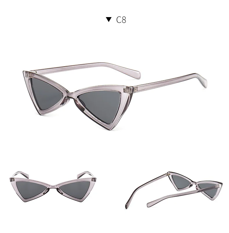 JackJad модный треугольный стильный с кошачьим глазом 207 солнцезащитные очки Jerry винтажные женские брендовые дизайнерские солнцезащитные очки Oculos De Sol Feminino