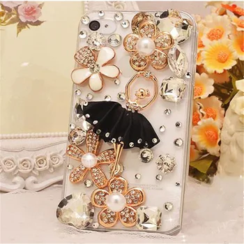 

Cute 3D Bling Crystal Diamonds Rhinestone Soft Case Cover For Huawei P8 P9 P10 P20 P30 P40 Pro Lite Mate10 20 30 Lite Phone Case