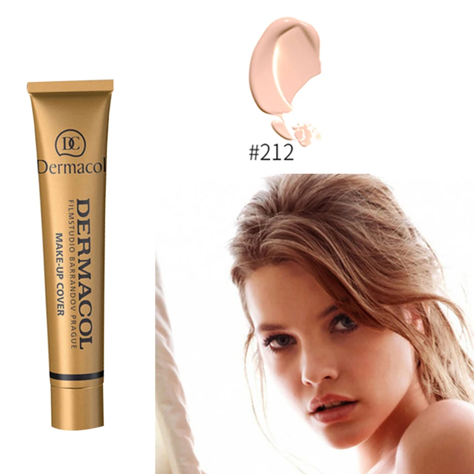Capa de Maquiagem Dermacol Autêntico Original Corretivo Primer Base Maquiagem Fundação Paleta Contorno Profissional 100% 30g 24 30g corretivo primer base maquiagem fundação paleta