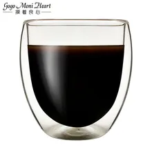 Двухслойные 250 мл стеклянные стаканы для питья изысканная ручная работа с двойными стенками термостойкая чайная чашка