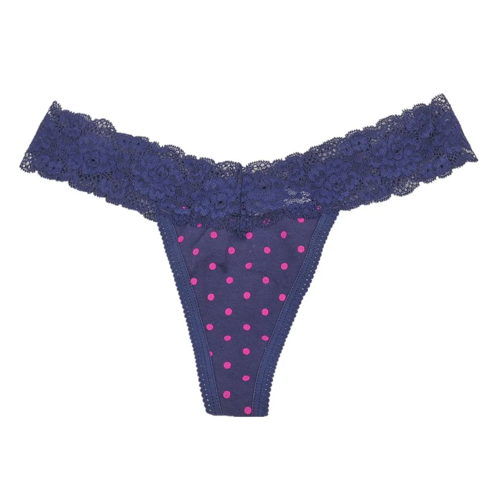 Autumn Cotton Thong Bikini Panties Underwear Women Sexy Lingerie Spain