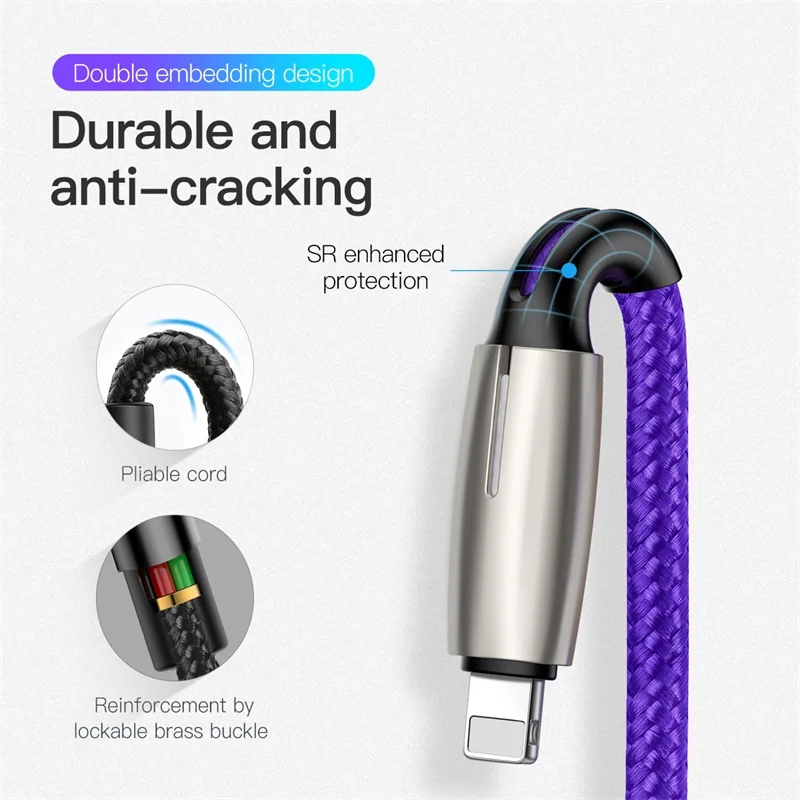 Baseus قطرة الماء على شكل 2.4A الإضاءة كابل يو اس بي سريع شحن للهاتف المحمول شاحن البيانات الحبل كابل ل فون Xs ماكس Xr X S Baseus قطرة الماء على شكل 2.4A الإضاءة كابل يو اس بي سريع شحن للهاتف المحمول شاحن البيانات الحبل كابل ل فون Xs ماكس Xr X S