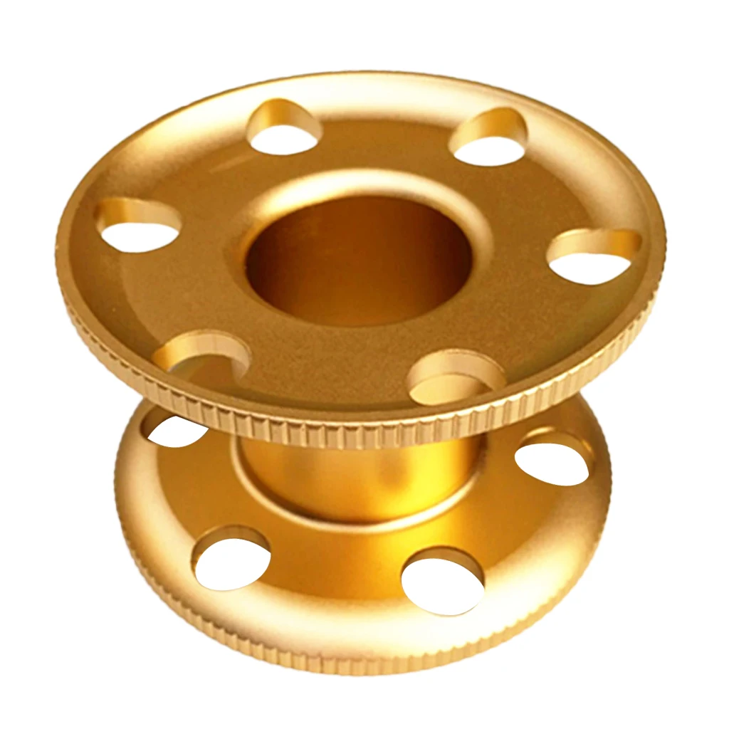 Durable Aluminum Scuba Diving Dive Finger Spool Snorkeling Guide Line Reel for Underwater Sports Accessories 