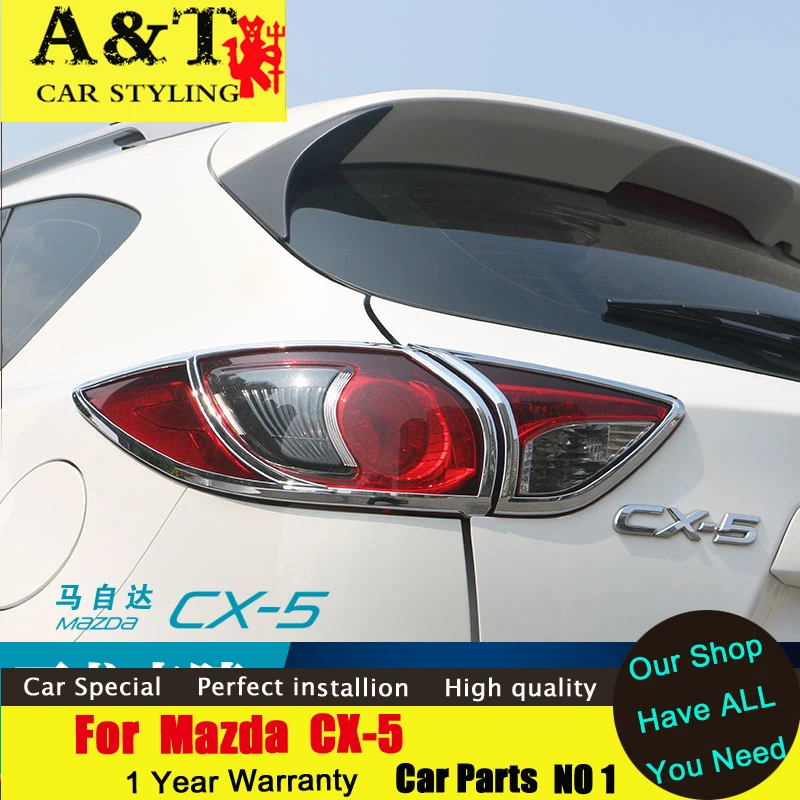 АКД Для Mazda CX-5 Задний Фонарь крышки chrome наклейки стайлинга автомобилей 2013-2015