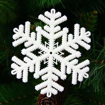 

Christmas ornaments decorated decorative effect of snow and ice scenes scene with a thorn hard snowflake diamond effect