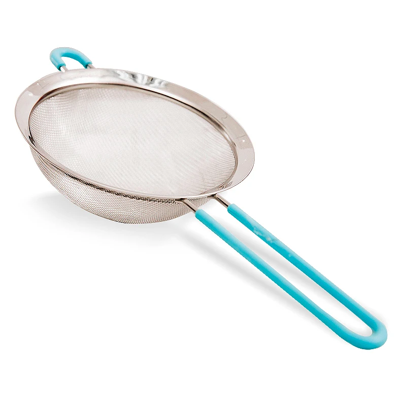 304 Stainless Steel Fine Mesh Strainer Colander Flour Sieve with