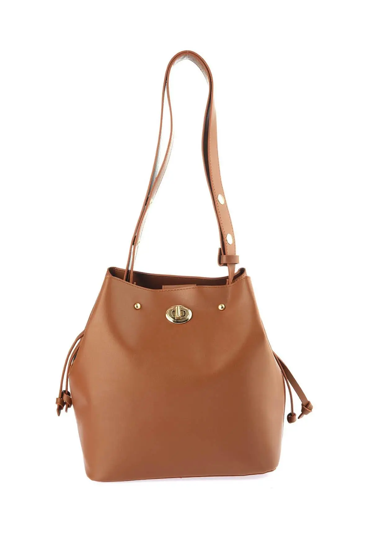 

Trendyol Taba Button Detail Shoulder Bag TWOSS19ED0021