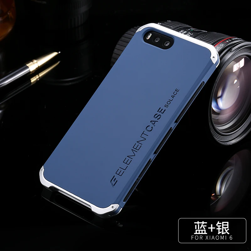 For Xiaomi Mi6 Case Luxury Aluminum Metal Frame For Xiaomi Mi6 Mi 6 Plastic Back Cover For Xiaomi Mi6 Capa Fundas