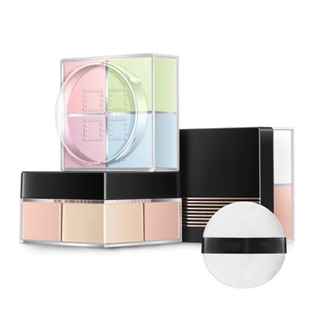 

professinal face makeup Powder 3 color highlighter palette powder make up Oil-control Brighten Concealer Make Up Pressed Powder