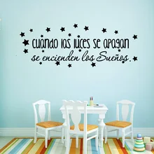 Цитаты на испанском языке предложения наклейки на стену s Декоративные наклейки домашний Декор виниловые наклейки на стены для гостиной украшения спальни