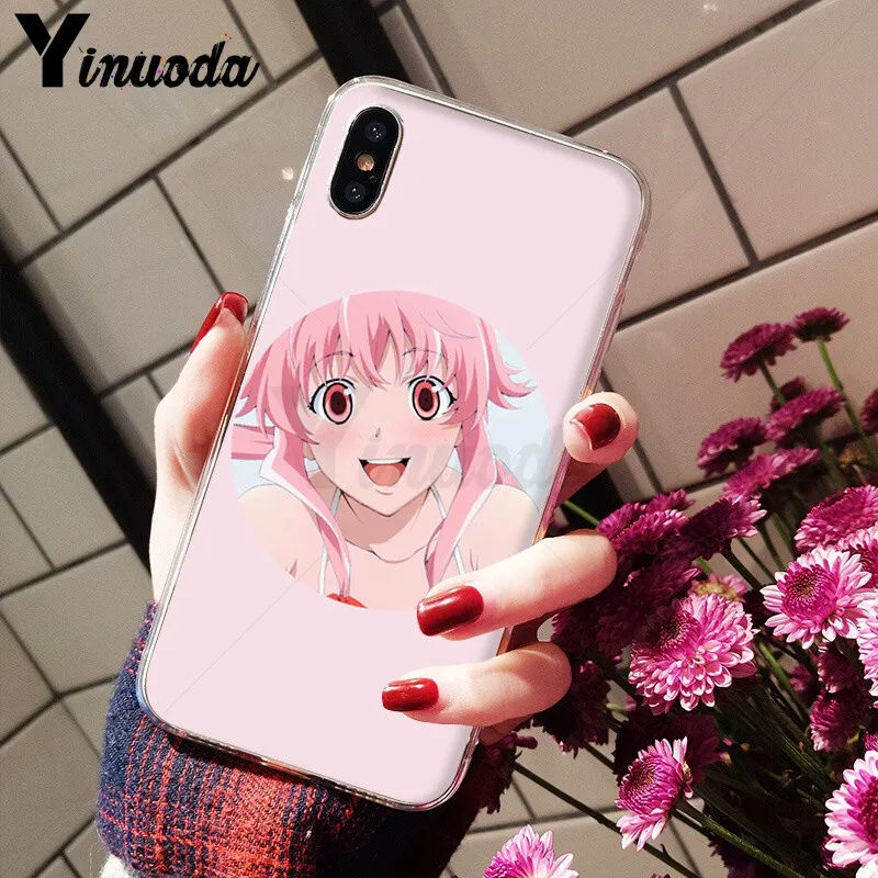 Yinuoda аниме Mirai Nikki умный чехол мягкий для телефона Apple iPhone 8 7 6 6S Plus X XS MAX 5 5S SE XR