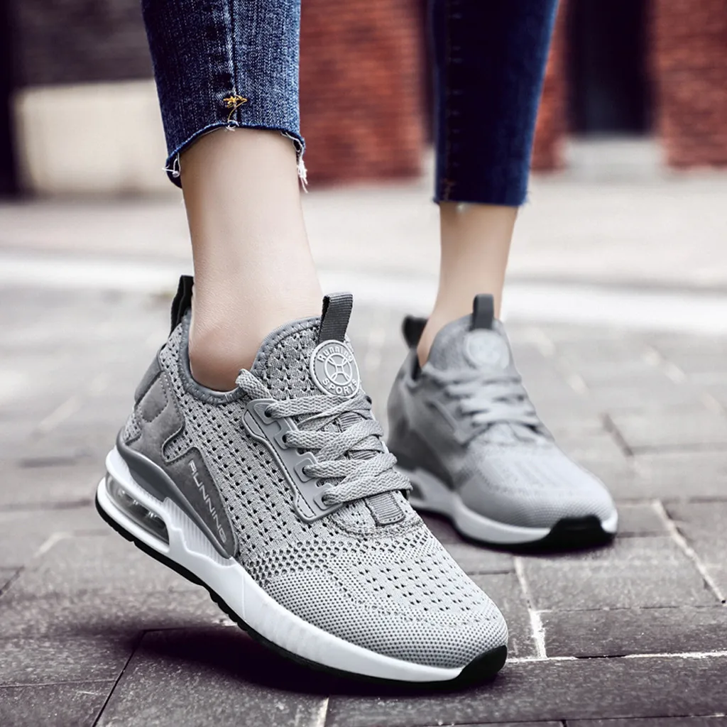 SAGACE Shoes New Fashion Couple Woven Breathable Sneakers Lightweight Comfortable Breathable Walking Casual Shoes J13