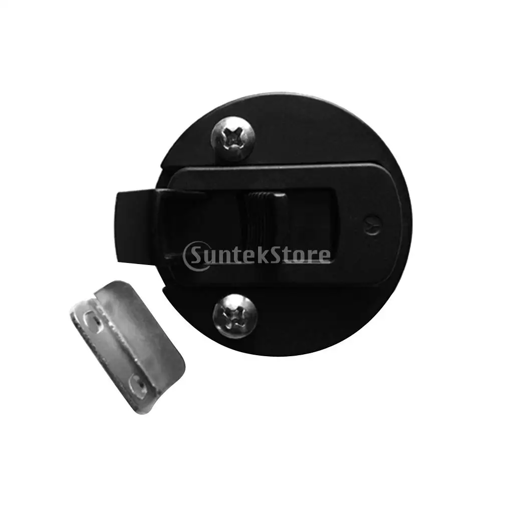 2 Black Nylon 2/" Flush Pull Slam Latch for Boat Deck Hatch 1//2/" Door Replace