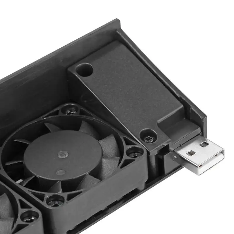 ALLOYSEED двойной usb-хаб 4 вентилятора охлаждающая станция теплоотвод для sony Playstation 3 PS3(40 г/80 г) игровая консоль хост Радиатор USB вентиляторы