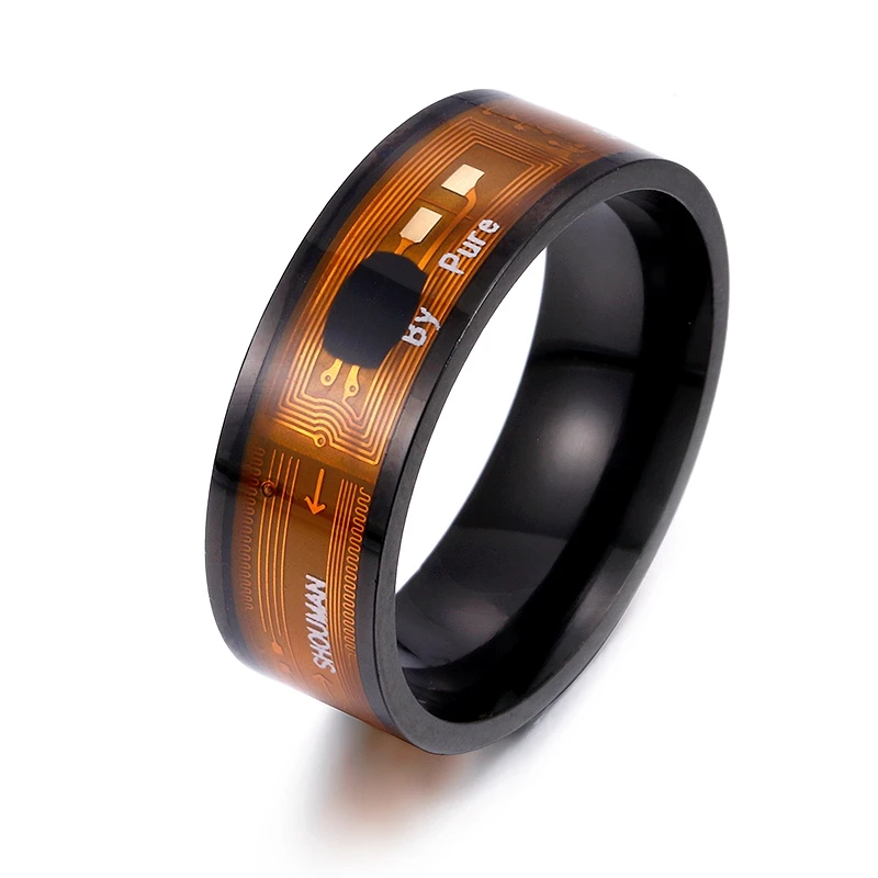 NFC Smart Ring Multifunctional Stainless Steel Waterproof Intelligent Digital Technology Ring High-end Gifts Fashion Jewelry - Image 6