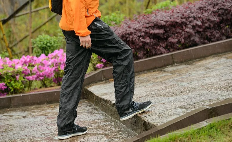 Naturehike унисекс Открытый двойной молнии дождя брюки для пеших прогулок альпинизма водонепроницаемые брюки Campong брюки