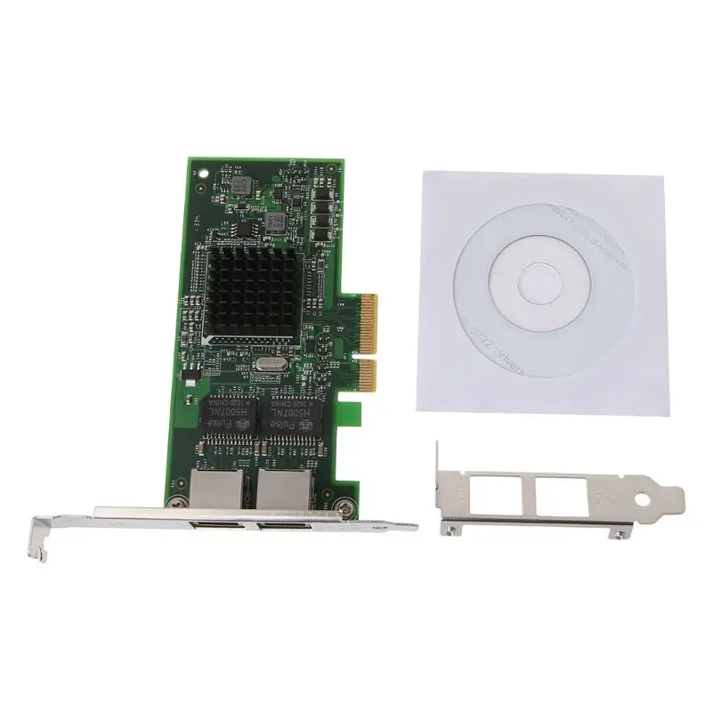 

PCIE Daul Port Broadcom 5709 Chip Browser Gigabit Ethernet Network Card 2RJ45 Connection External 10/100/1000Mbps Diskless Start