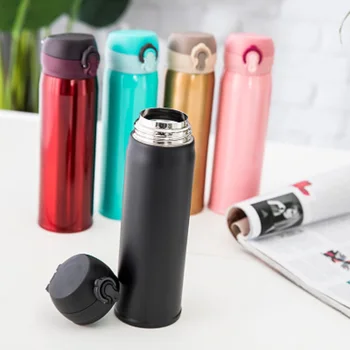 

500ml Stainless Steel Thermocup Thermos Bottle Water Bottle Kitchen Vacuum Flasks Insulated Cup Thermos Coffee Mug Travel Mug