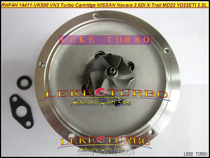 RHF4H 14411-VK500 VN3 Turbocharger Cartridge Turbo Chra Core For NISSAN Navara 2.5L DI X-Trail 2001-2003 MD22 YD22ETI 2.2L 136HP (5)