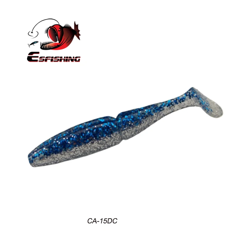 Esfishing мягкие приманки Shad Easy Shiner 50 мм 70 мм 1,2 г 3,8 г Leurre Souple рыболовные снасти Морская рыбалка Jerkbait белый - Цвет: CA15DC