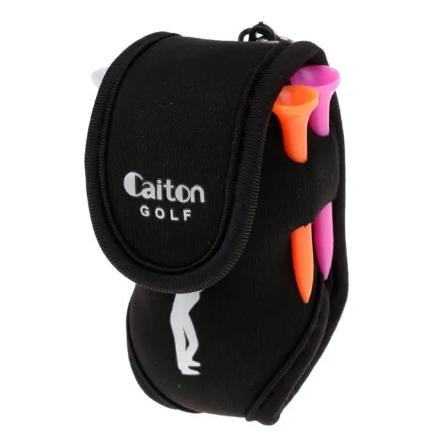 Caiton protable golf ball bag holder pouch small waist storage pack