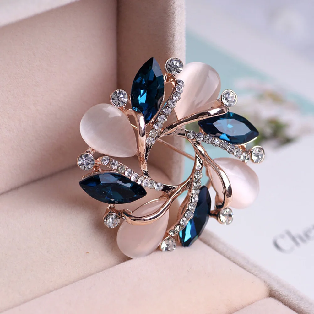 

Flower Brooch Pin Wedding Party Scarf Brooches Trendy Alloy Bauhinia Banquet Party Brooch Jewelry Boutonniere