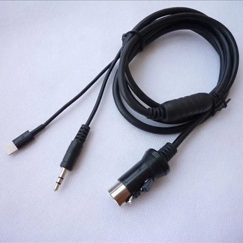 Car Audio Device Aux Adapter Cable For Kenwood 13PIN Stereo CD Player