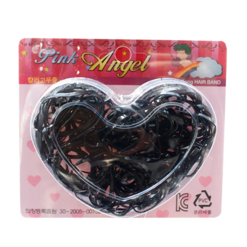 Lot Baby Kids Cute Elastic Rubber Band New Children's Candy Color Girls Hair Acessories Solid Color Hair Ring