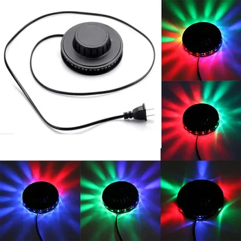 

Sound Activated Revolving UFO LED Music Laser Stage KTV Bar Party Wedding Club Projector Light Party light 8W 220V EU Plug