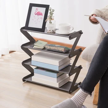 

Simple Stainless Steel Assembled Shoe Rack Save Space Slippers High Heels Home Dormitory Foldable Multi-Layer Storage Dark Gra