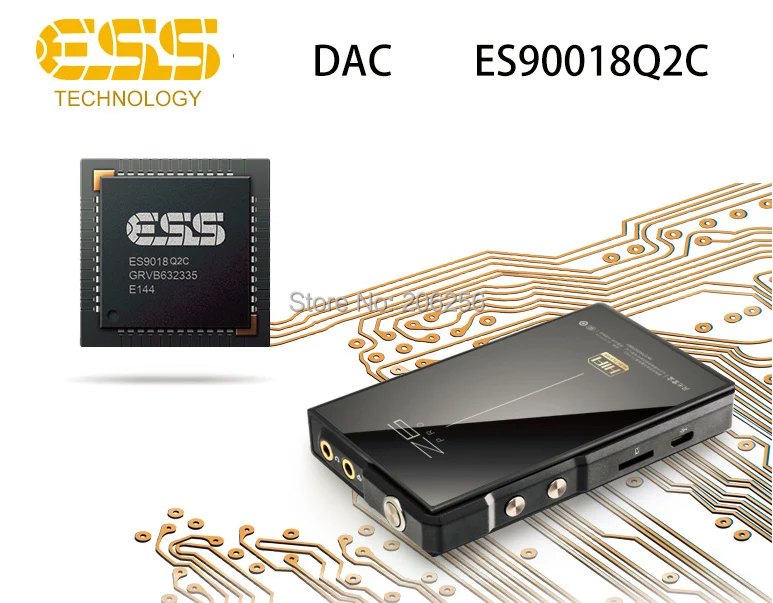 Лунная AIGO Z6PRO жесткий DSD256 MP3 плеер ES90018Q2C ЦАП Hi-Fi плеера двухъядерный Процессор с кожаный чехол поддержка 64bit/384KH