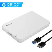 ORICO 2,5 SATA3 к USB3.0 MICROB жесткий диск коробка SSD HDD внешний корпус Чехол Поддержка 5 Гбит/с UASP инструмент бесплатно Портативный 9,5 мм
