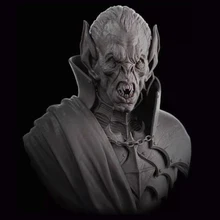  1/10 Scale Resin Bust Old vampire 