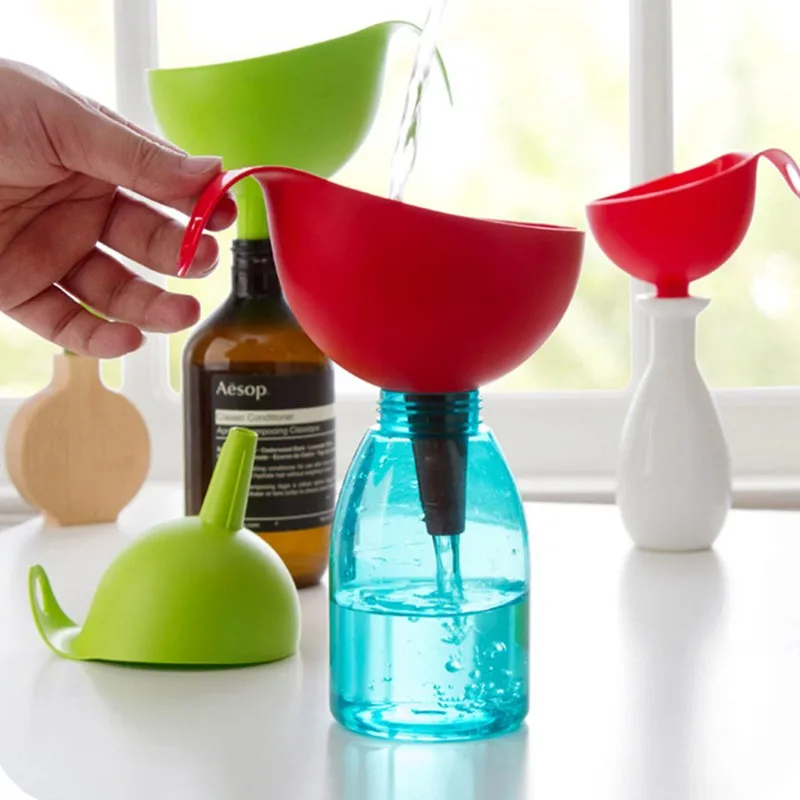 Plastic-Small-Funnel-Kitchen-Beverage-Oil-Funnels-Creative-Home-Furnishing-Household-Utility-Department-Of -Korean-KC1482 (5)