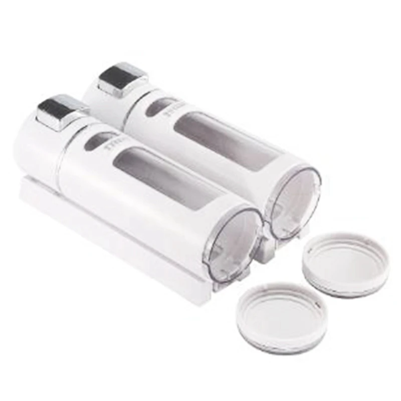 

Soap Dispenser Wall Mount Transparent Liquid Soap Dispenser Plastic Soap Dispenser & Bottle For Kitchen Bathroom