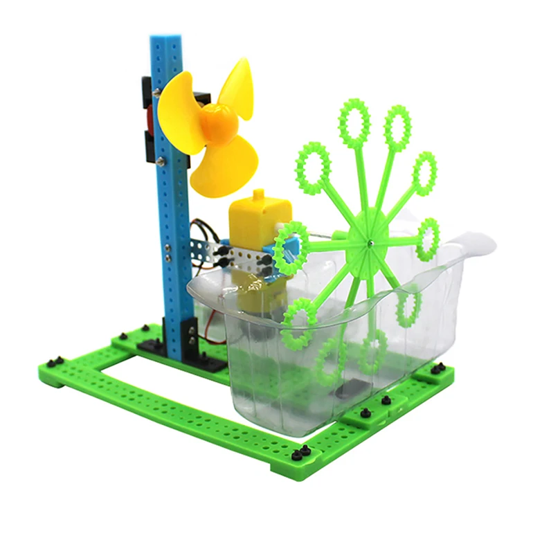 

Feichao DIY Bubble Machine Homemade Electric Toy Science Experiment Kit Manual Assembly