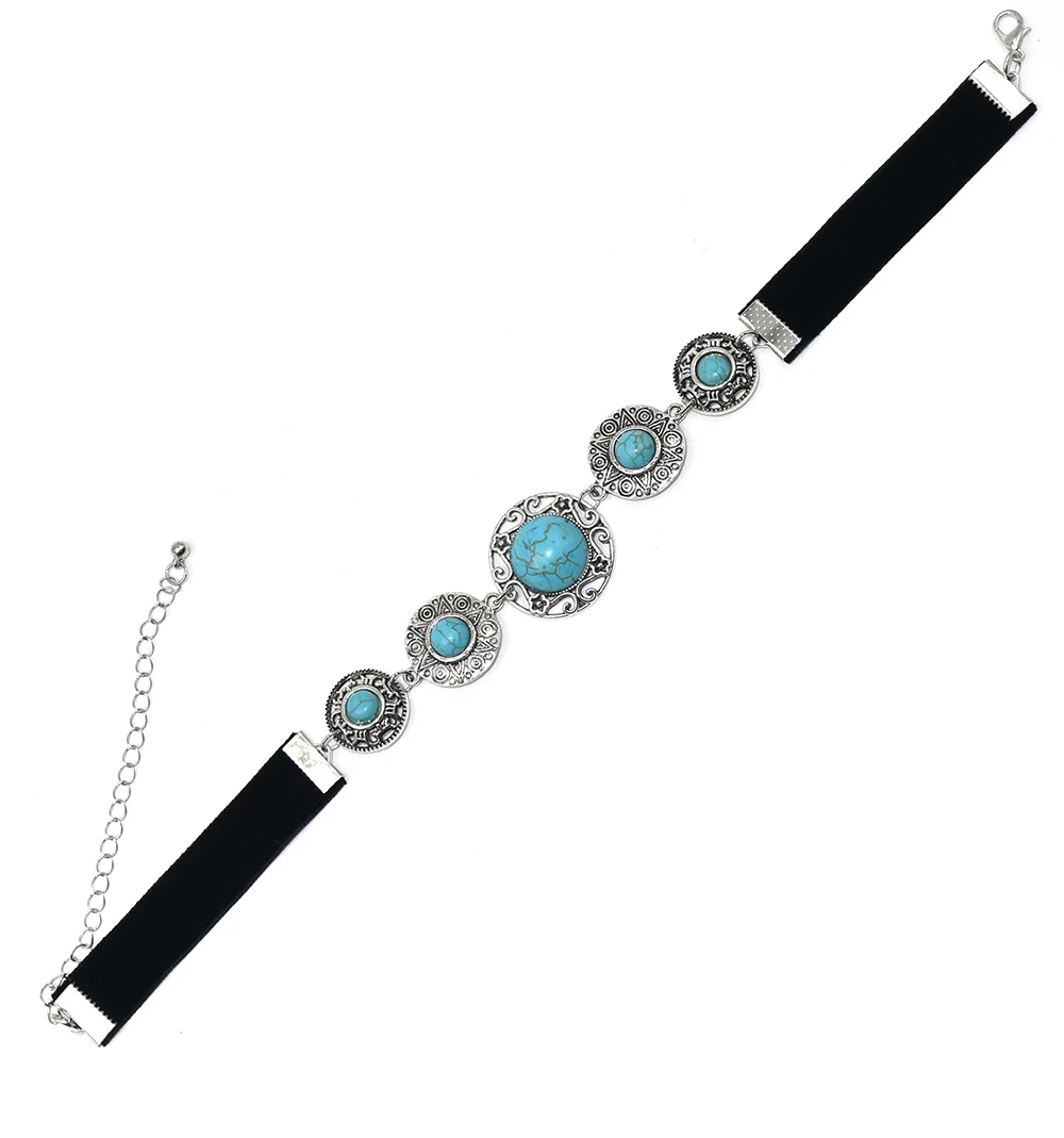 New Black Velvet Vintage Short Collarbone Chain Gothic Goth Collar Necklace Charm Pendants Retro Choker Necklace